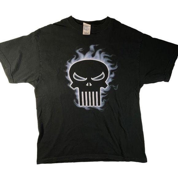 Vintage Punisher logo t-shirt 90s y2k men's large - Picture 1 of 2
